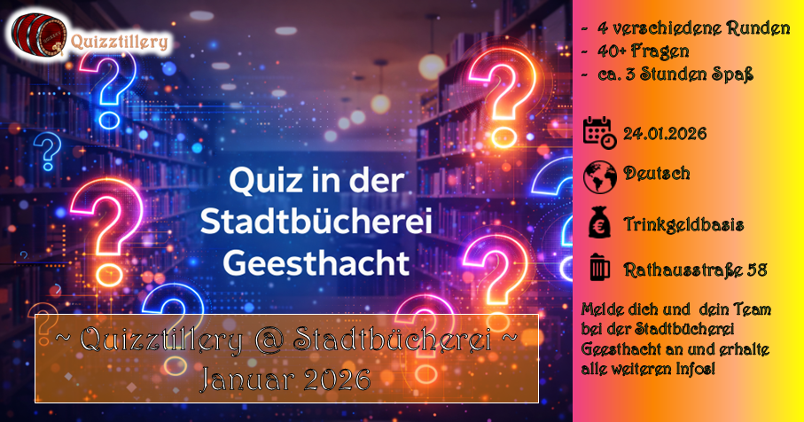 Quizztillery@Geesthacht Stadtbuecherei